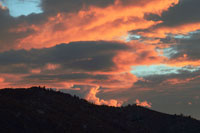 Clearing Sunset Storm Detail 